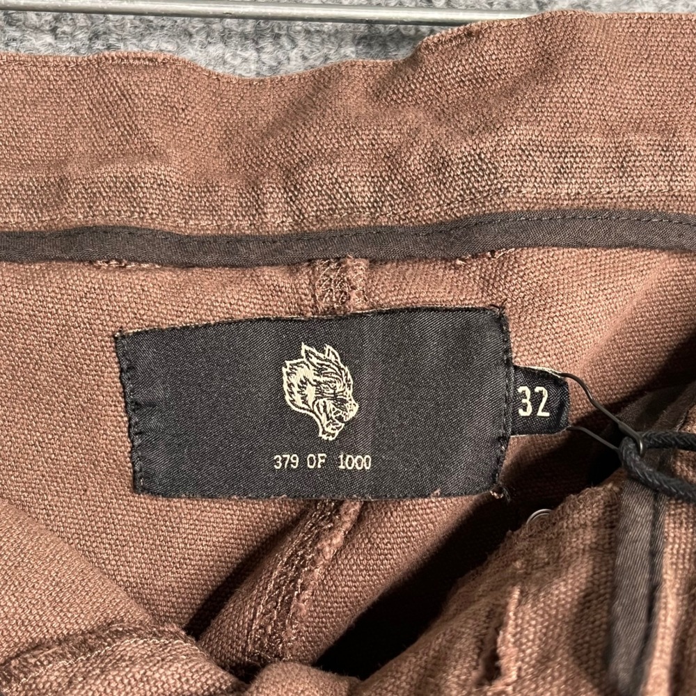 Darc Sport Chopper Hoffa Flare Pants Redwood Brown Mens 32 Double Knee NEW - Picture 11 of 12
